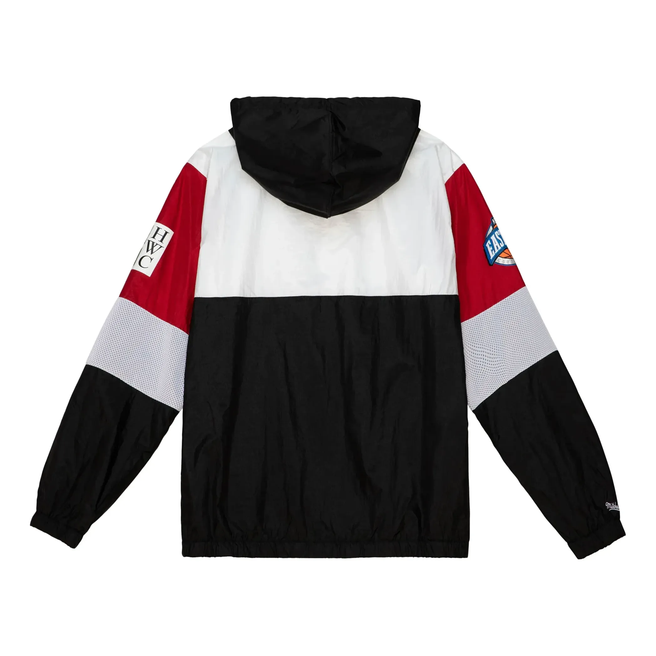 Mitchell & Ness x NBA Miami Heat Windbreaker Jacket 'White' OJPO5379-MHEYYPPPBLCK - PersonalJerseys
