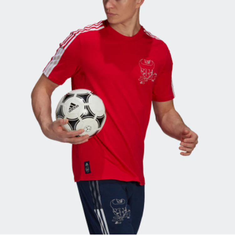 adidas Afc Cny Tee Series Arsenal Soccer/Football Sports Printing Round Neck Short Sleeve Red GK9399 - PersonalJerseys