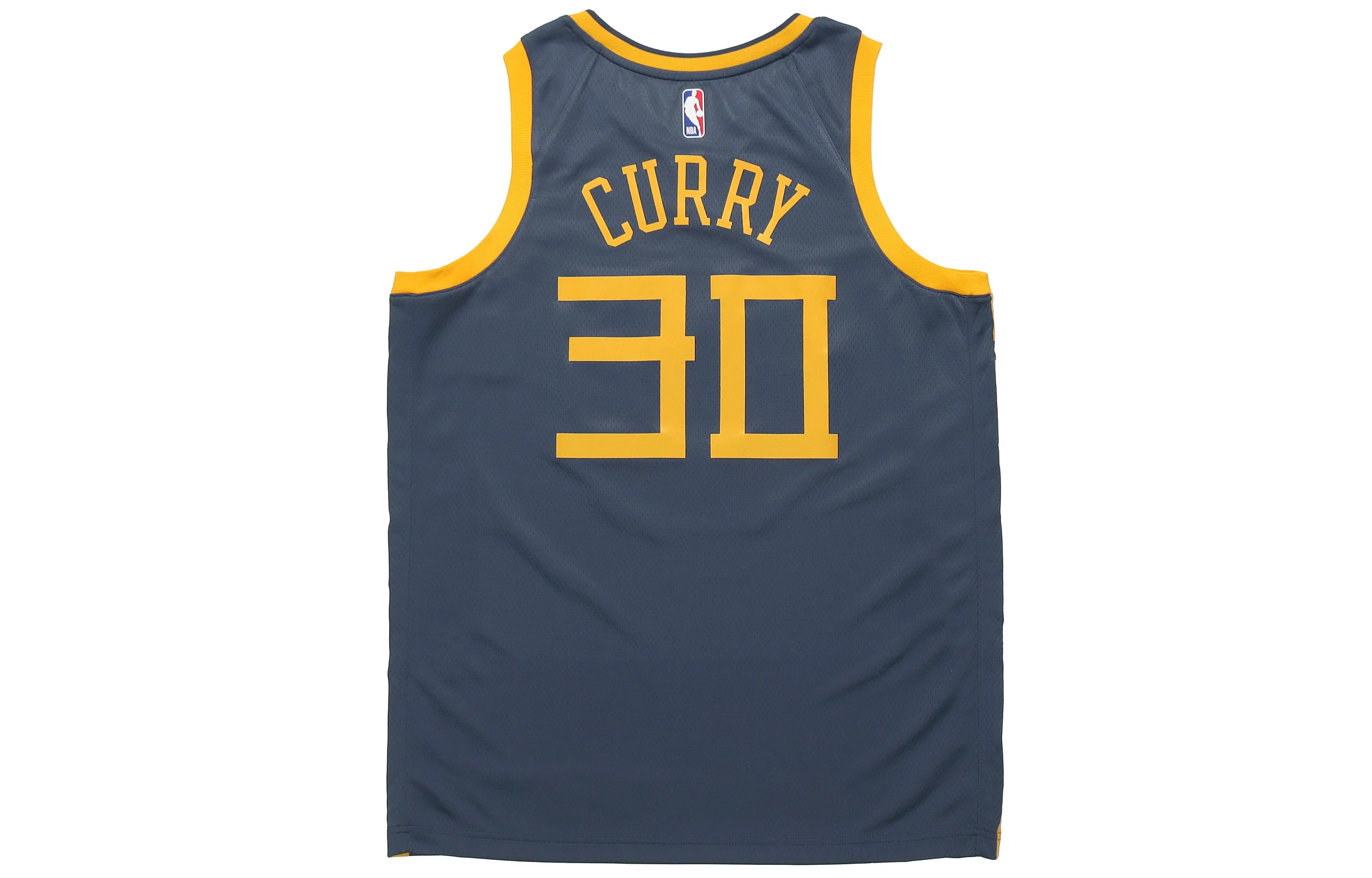 Nike NBA Jersey SW Fan Edition 18-19 Season Golden State Warriors Stephen Curry Warrior 3 0 City limited Blue AJ4610-428 - PersonalJerseys