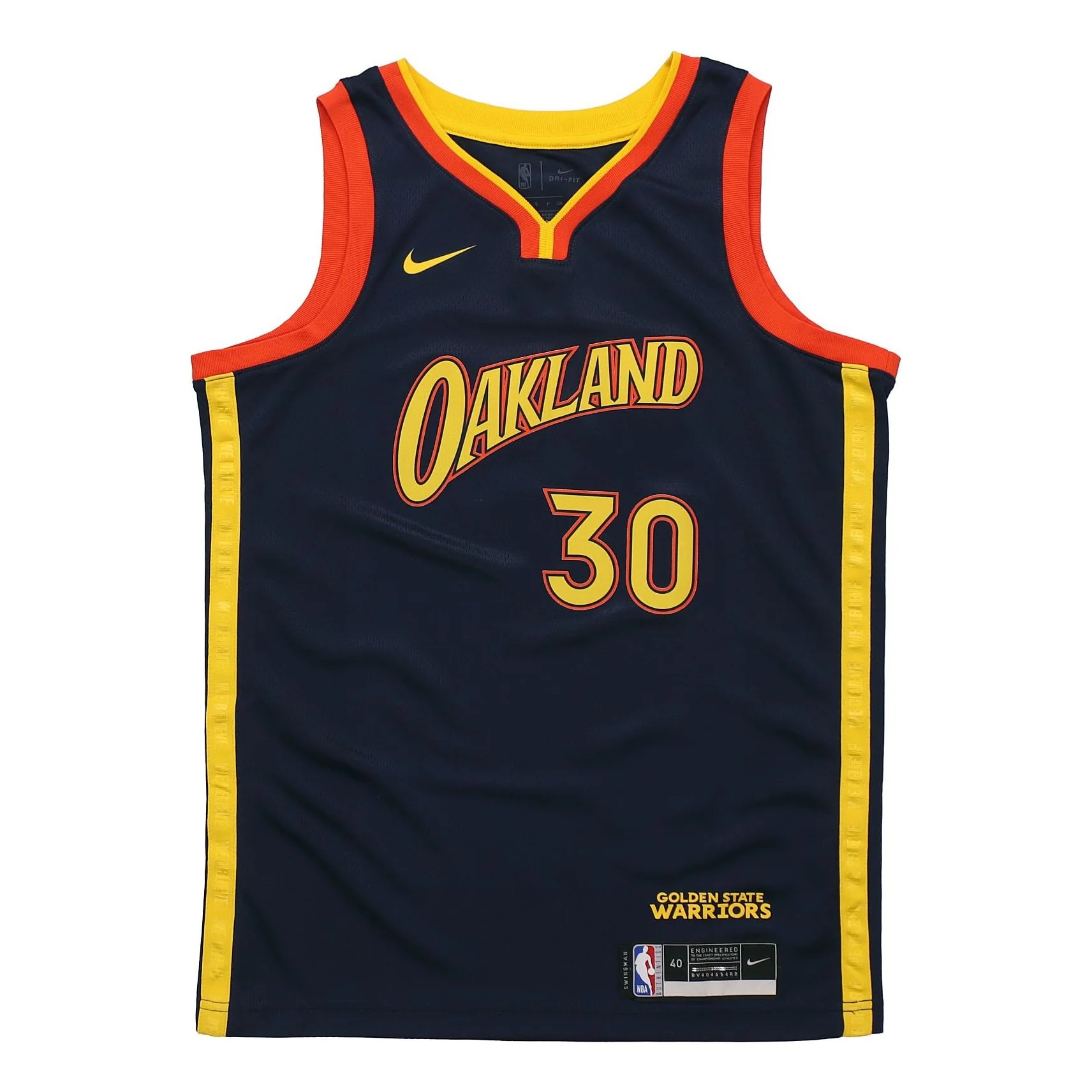 Nike NBA Stephen Curry Golden State Warriors Jersey City Edition Dark blue CN1729-421 - PersonalJerseys