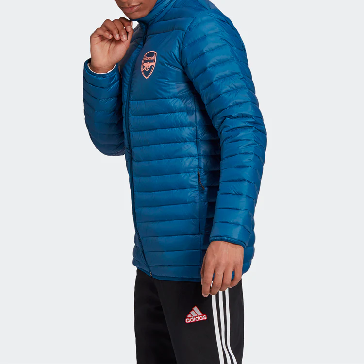 adidas Arsenal Soccer/Football Sports Down Jacket Navy Blue FQ6911 - PersonalJerseys