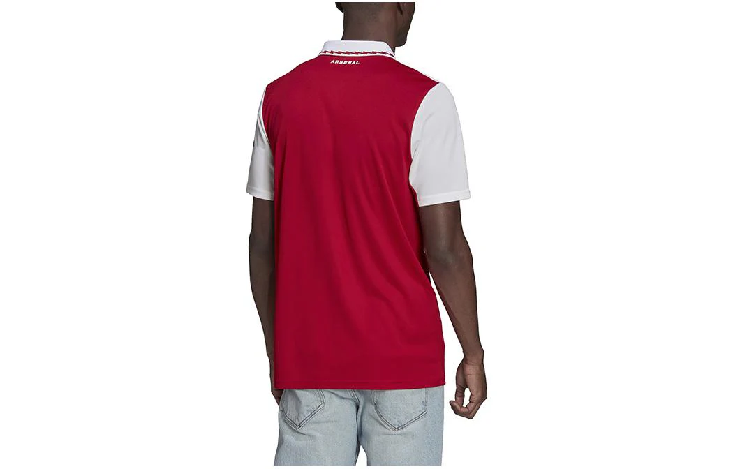 Men's adidas Alphabet Logo Embroidered Short Sleeve Soccer/Football Jersey SW Fan Edition Arsenal Red H35903 - PersonalJerseys