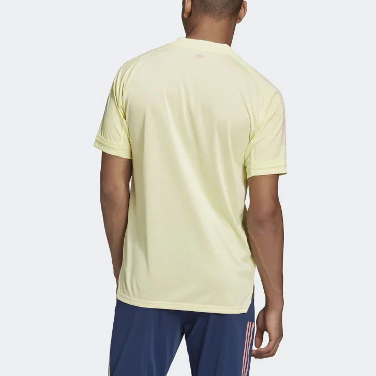 adidas Arsenal Training Jersey Soccer/Football Short Sleeve Yellow FQ6189 - PersonalJerseys