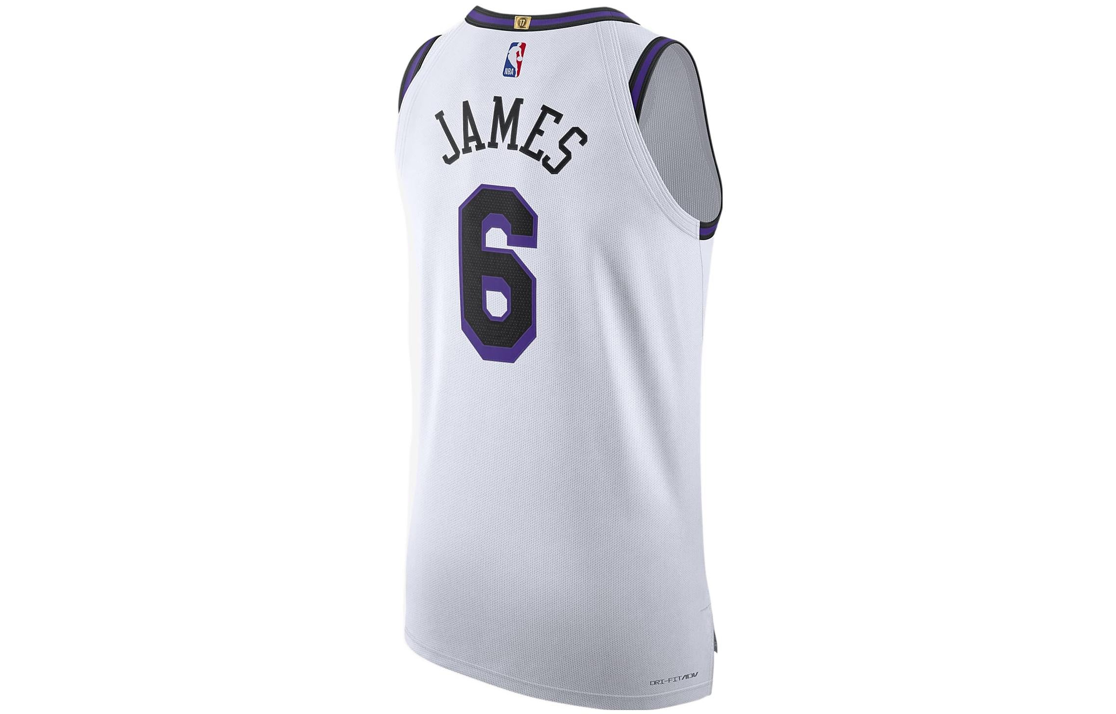 Nike Dri-FIT ADV NBA Los Angeles Lakers Lebron James City Edition 2022/23 Authentic Jersey DQ0198-101 - PersonalJerseys