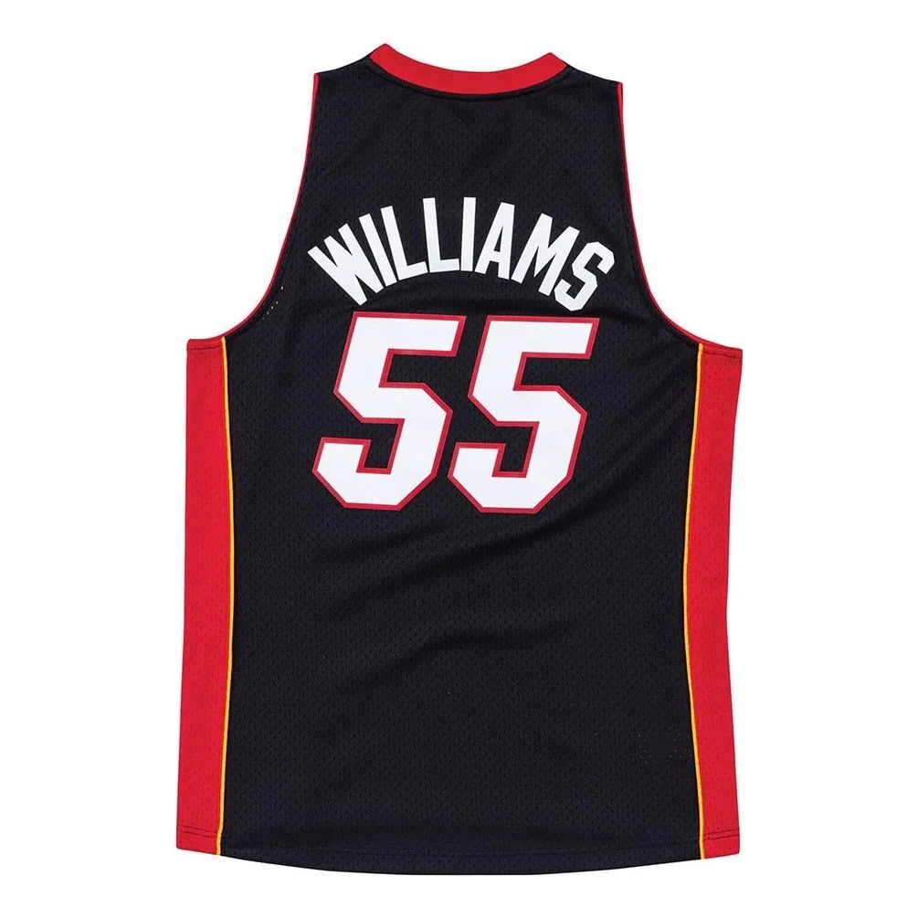 Mitchell & Ness x NBA Miami Heat Road 2005-06 Swingman Jersey 'Jason Williams 55' SMJYAC18018-MHEBLCK05JWI - PersonalJerseys