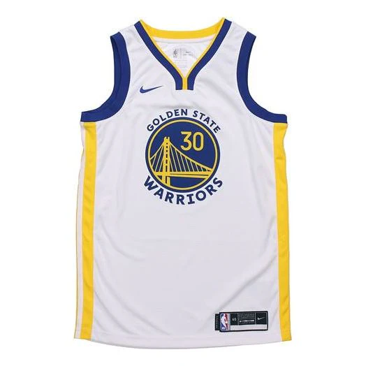 Nike Golden State Warriors Swingman Jersey Stephen Curry White CW3591-107 - PersonalJerseys