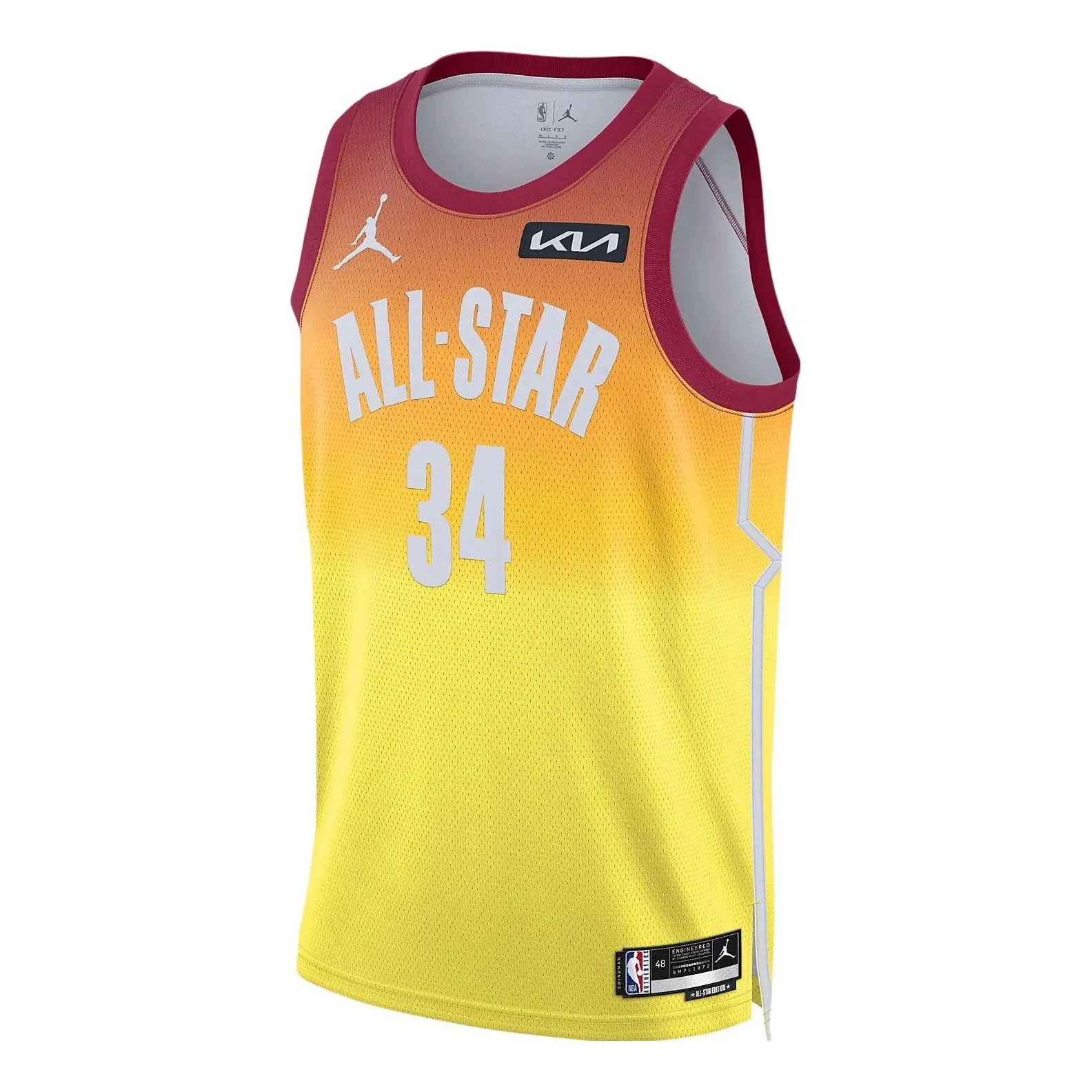 Air Jordan x NBA 2023 All-Star Edition Jersey 'Giannis Antetokounmpo 34' DX6332-600 - PersonalJerseys