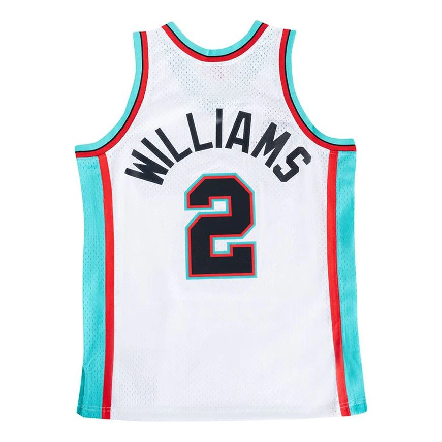 Mitchell & Ness x NBA Memphis Grizzlies 2001-02 Swingman Jersey 'Jason Williams 2' SMJY1153-MGR01JWIWHIT - PersonalJerseys