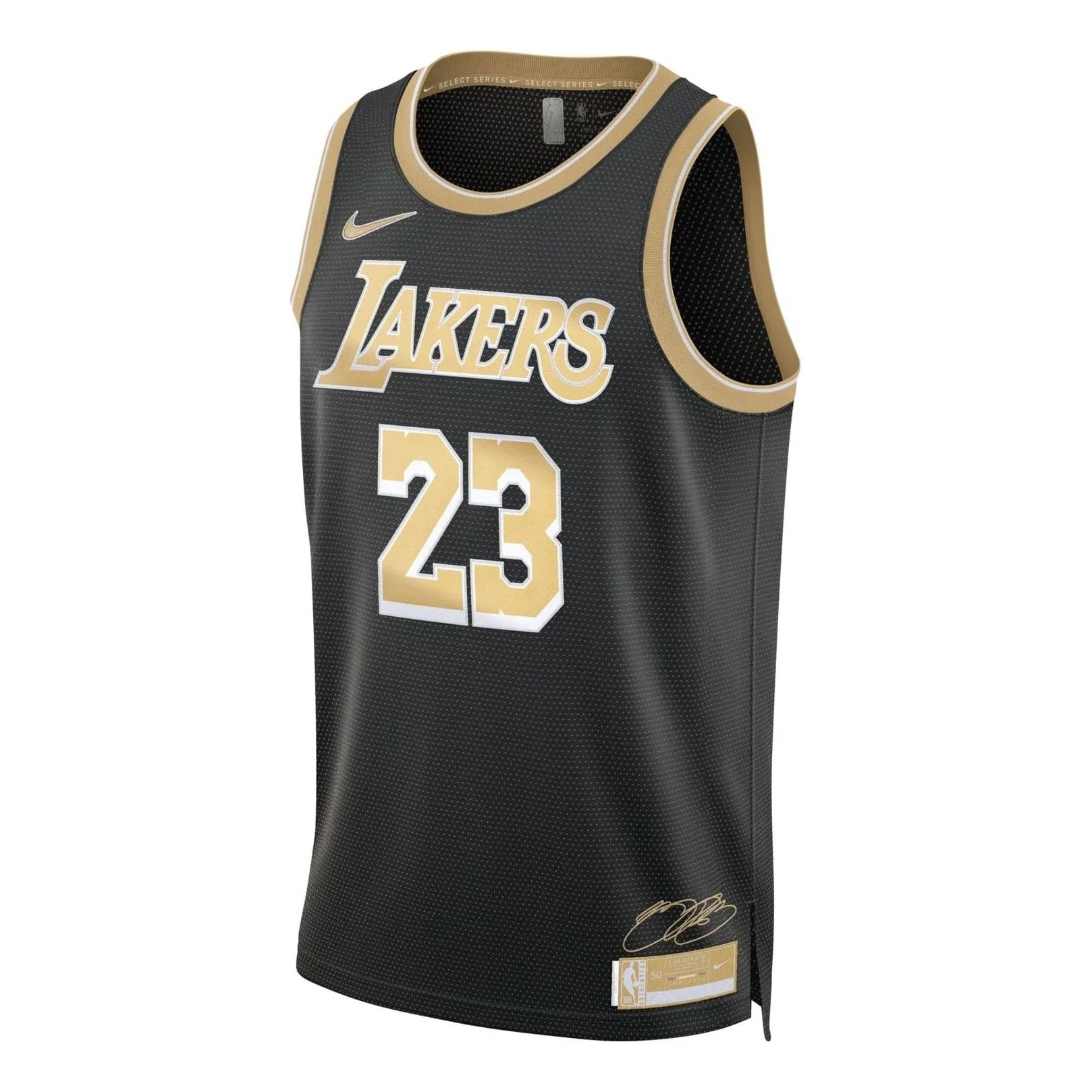 Nike Dri-FIT NBA LeBron James Los Angeles Lakers 2024 Select Series Swingman Jersey 'Black Gold' FN5913-053 - PersonalJerseys