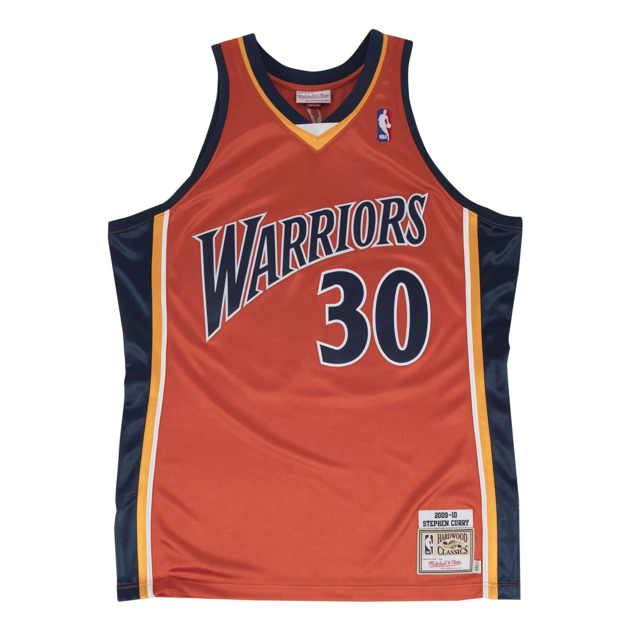 Mitchell & Ness NBA x Golden State Warriors 2009-10 Jerseys 'Stephen Curry 30' AJY4CP19132-GSWORAN09SCU - PersonalJerseys
