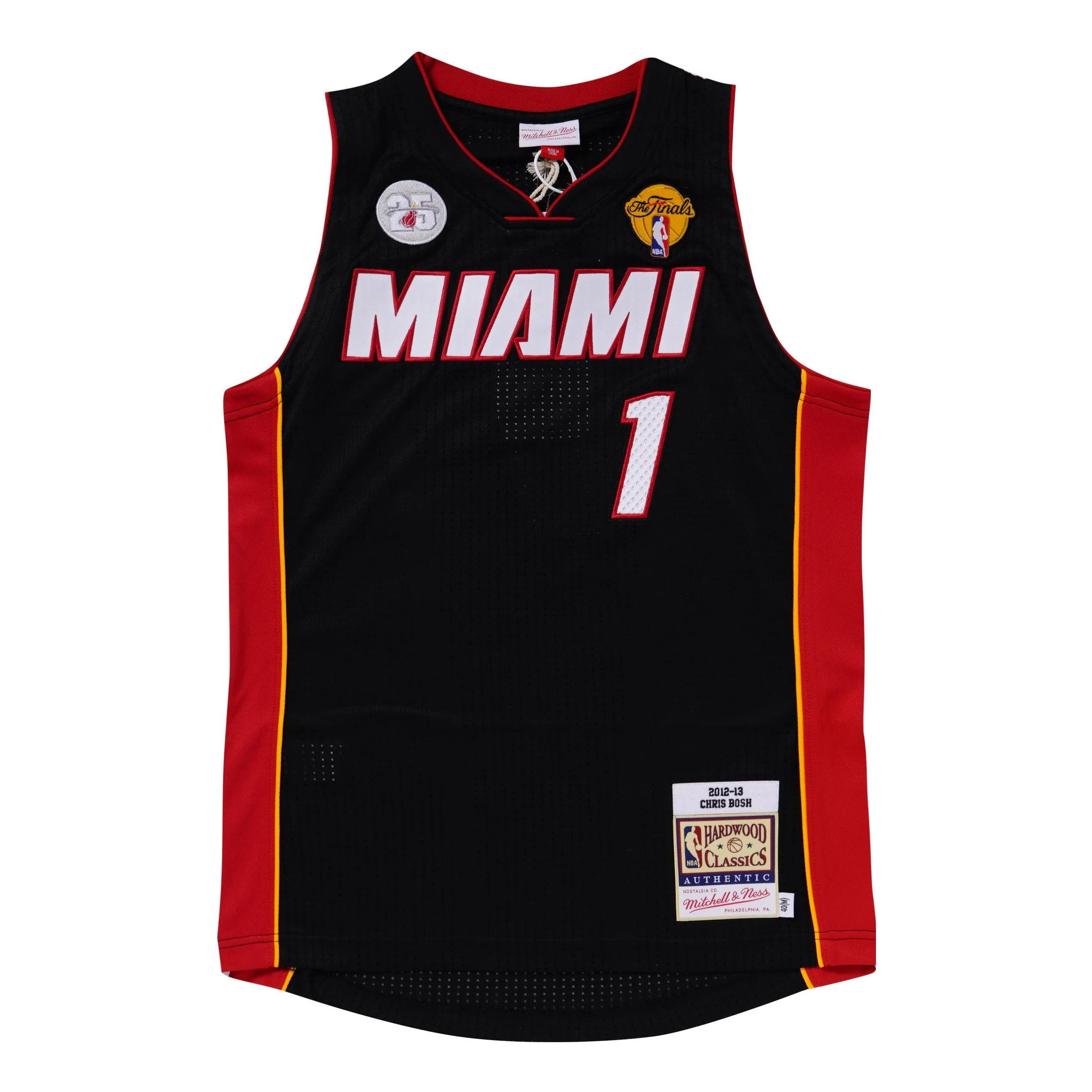 Mitchell & Ness NBA Authentic Jersey 'Miami Heat - Chris Bosh 2012-13' AJY44944-MHE12CBOBLCK - PersonalJerseys