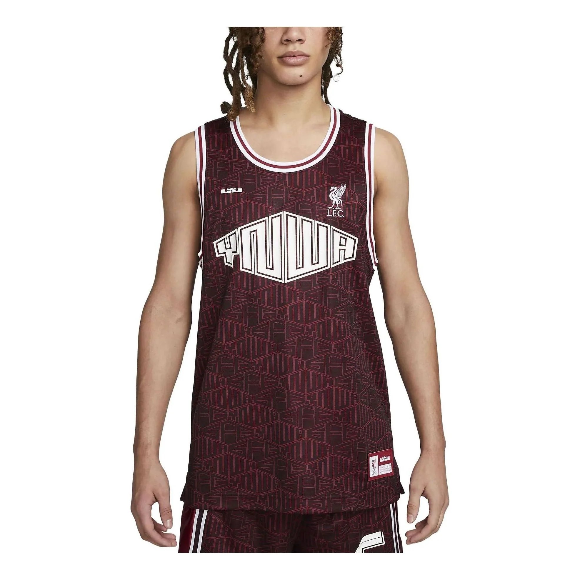 Nike DNA LeBron x Liverpool FC Basketball Jersey 'Burgundy Crush' DV9518-652 - PersonalJerseys
