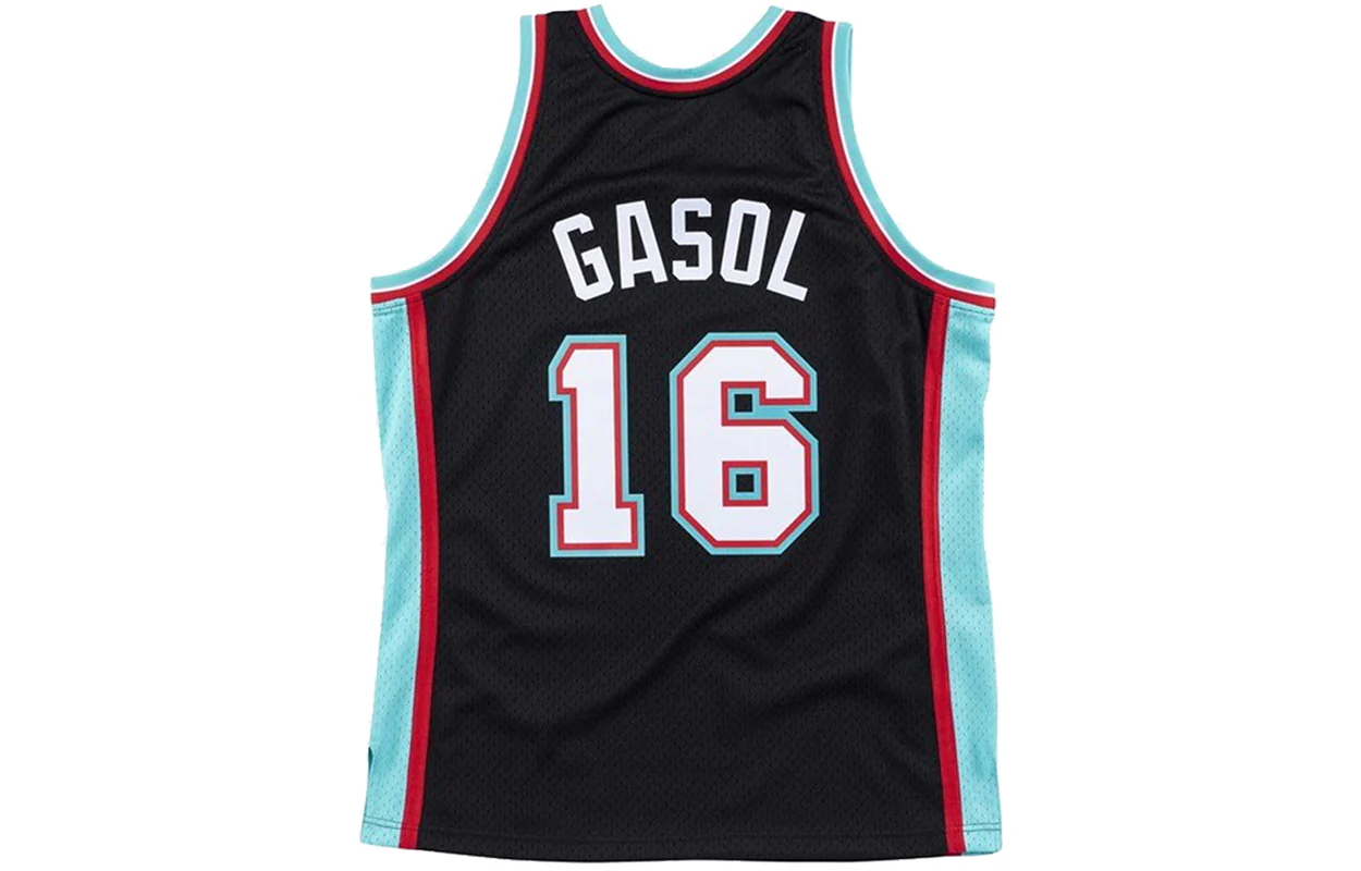 Mitchell & Ness NBA Swingman Jersey 'Memphis Grizzlies - Pau Gasol 2001-02' SMJYLG19015-MGRBLCK01PGA - PersonalJerseys