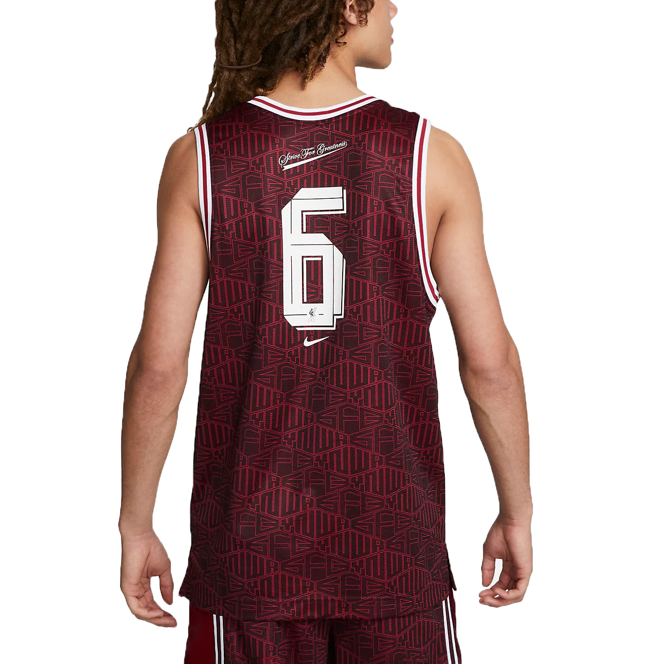 Nike DNA LeBron x Liverpool FC Basketball Jersey 'Burgundy Crush' DV9518-652 - PersonalJerseys