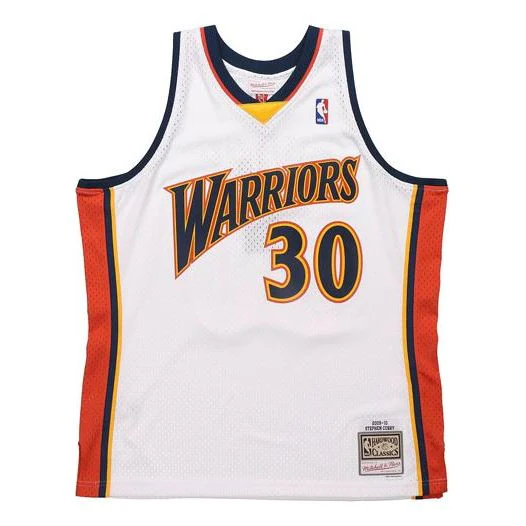 M&N G2 Swingman Warriors '0910 #30'  Stephen Curry SMJYGS18169-GSWWHIT09SCU - PersonalJerseys