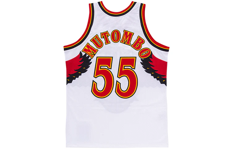 Mitchell & Ness NBA Authentic Jersey' Atlanta Hawks - Dikembe Mutombo 1996-97' AJY4SB19088-AHAWHIT96DMO - PersonalJerseys