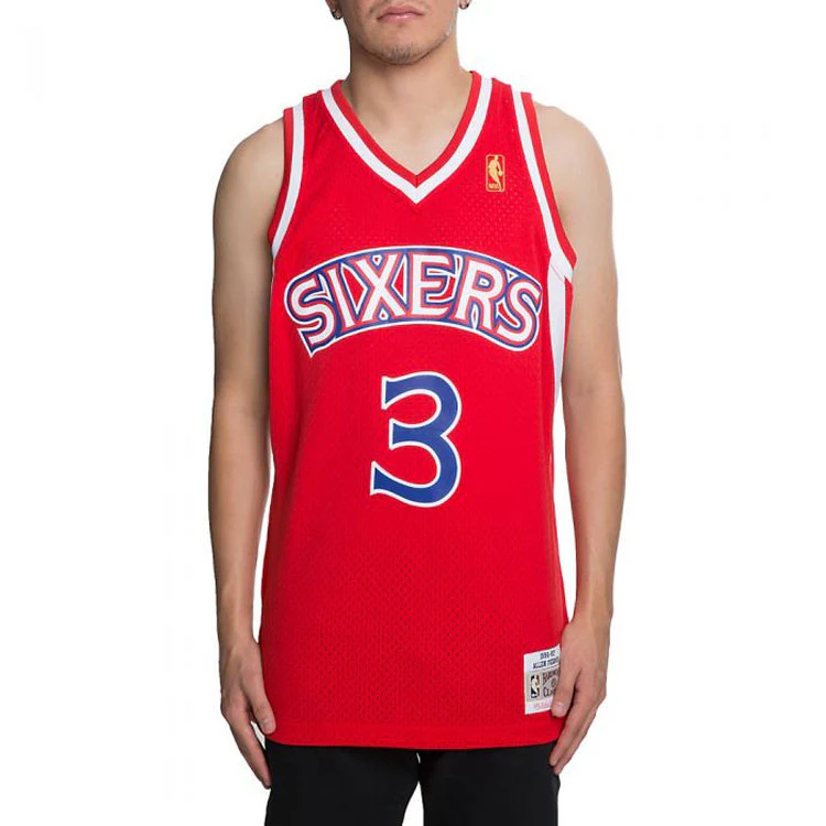 Mitchell & Ness NBA Authentic Allen Iverson Philadelphia 76ers 1996-97 Jersey 353J-320-FGYAIV - PersonalJerseys