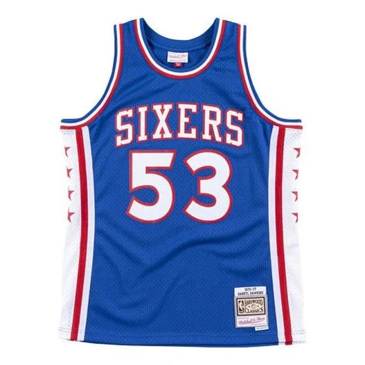 Mitchell & Ness NBA Swingman Jersey 'Philadelphia 76ers - Darryl Dawkins 1976-77' SMJYLG19017-P76ROYA76DDW - PersonalJerseys
