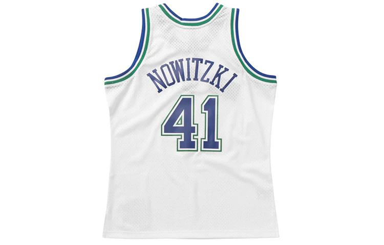 Mitchell & Ness NBA Swingman Jersey Dallas Mavericks 1998-99 Dirk Nowitzki SMJYCP19210-DMAWHIT98DNO - PersonalJerseys