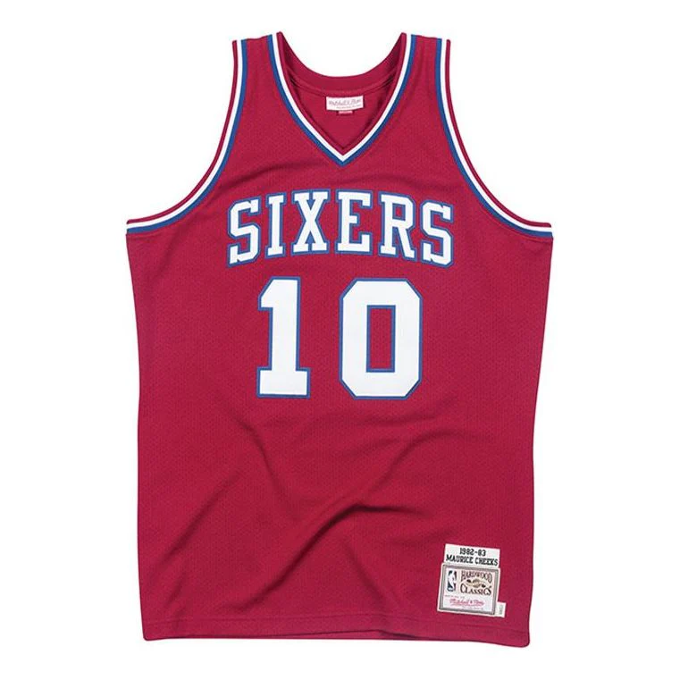 Mitchell & Ness NBA Maurice Cheeks 1982-83 Philadelphia 76ers Road Authentic Jersey 7226-3B1-82MCHEE - PersonalJerseys