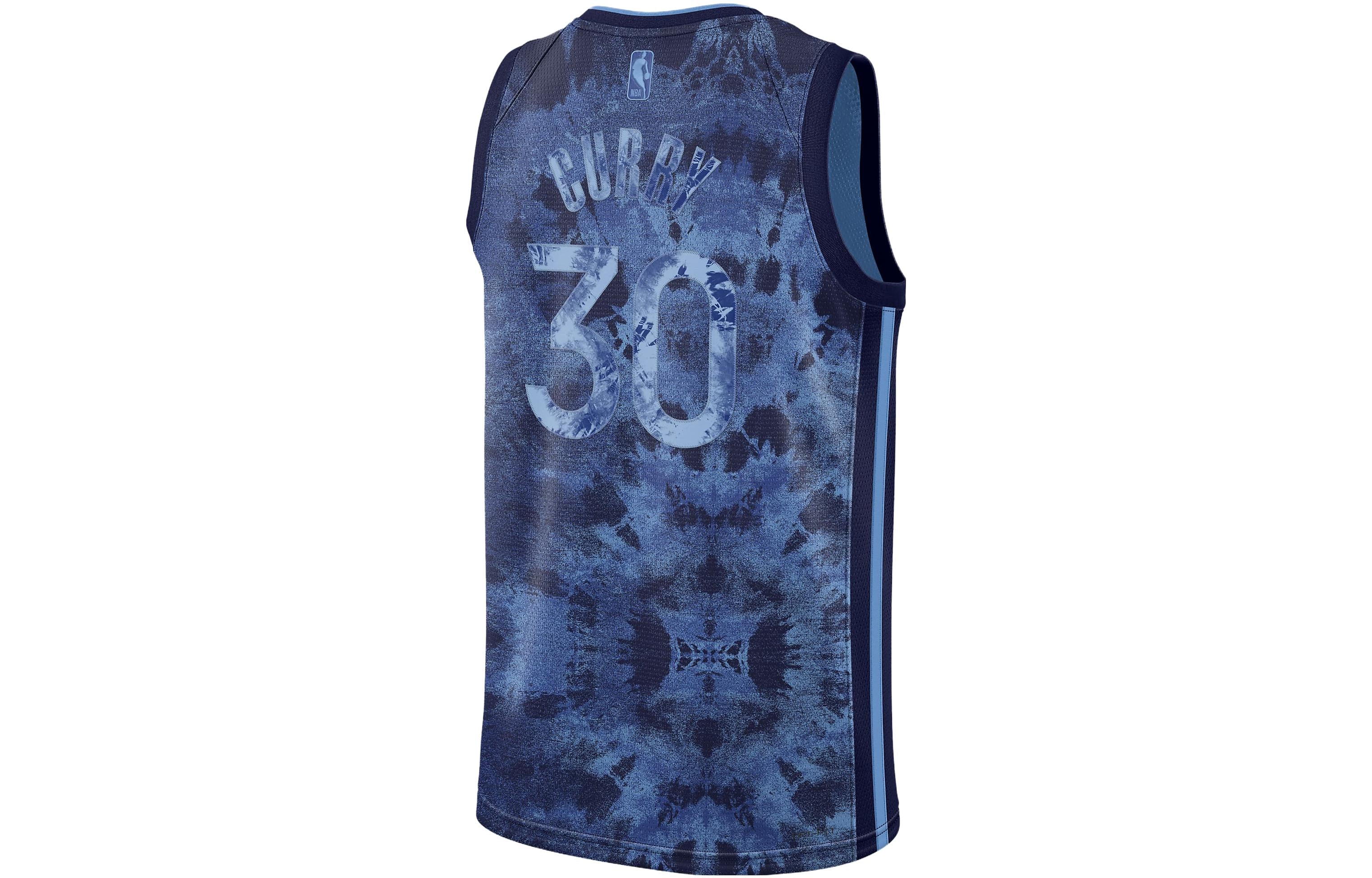 Nike x NBA Dri-FIT Stephen Curry Golden State Warriors Swingman Jersey 'Blue' FD4085-462 - PersonalJerseys