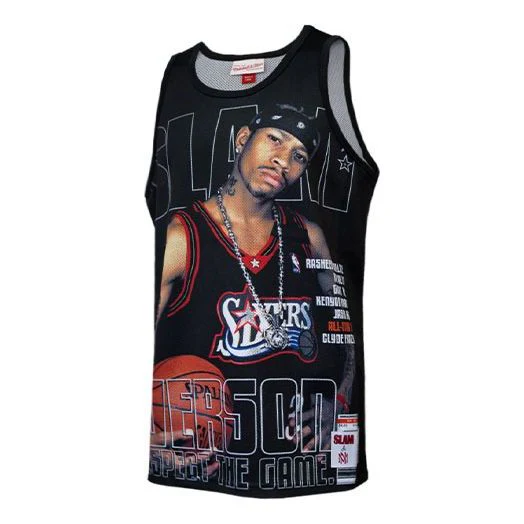 Mitchell & Ness NBA Philadelphia 76ers Allen Iverson Black TMTK3448-P76YYAIVBLCK - PersonalJerseys