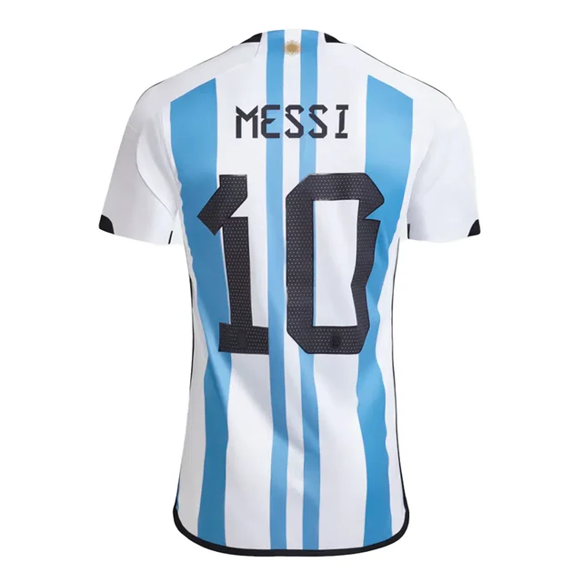MESSI Argentina Home Soccer Jersey Oficial Qatar 2022 AEROREADY - PersonalJerseys