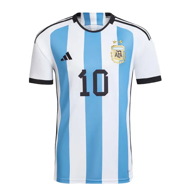 MESSI Argentina Home Soccer Jersey Oficial Qatar 2022 AEROREADY - PersonalJerseys