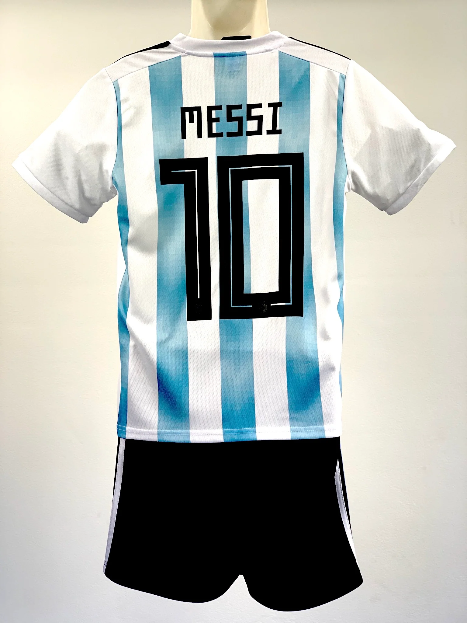 Football Jersey Argentina home Messi number#10 (soccer shirt / country Jersey / football shirt / Messi shirt / Messi soccer shirt / country shirt ) - PersonalJerseys