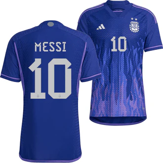 MESSI Argentina Away Qatar 2022 Soccer Jersey HEAT RDY - PersonalJerseys