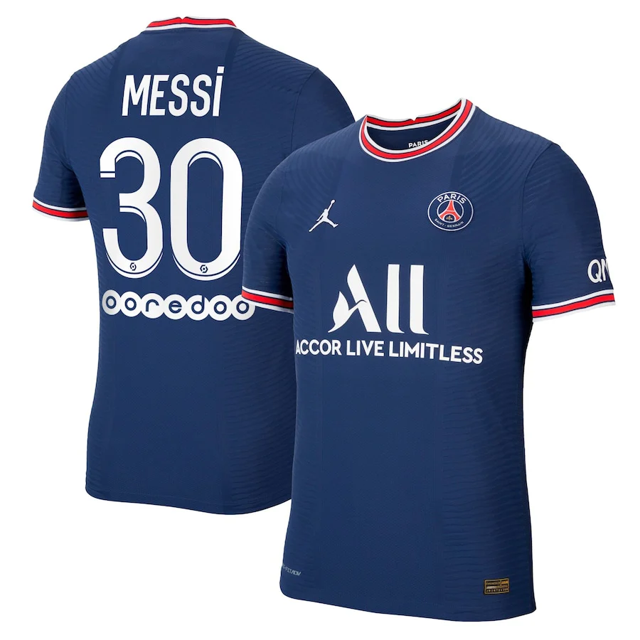 Messi PSG Paris Saint Germain Soccer Jersey Slim Fit - PersonalJerseys