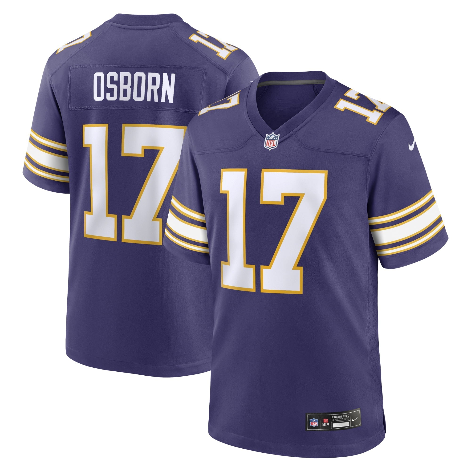 Men's Nike K.J. Osborn Purple Minnesota Vikings Classic Player Game Jersey - PersonalJerseys