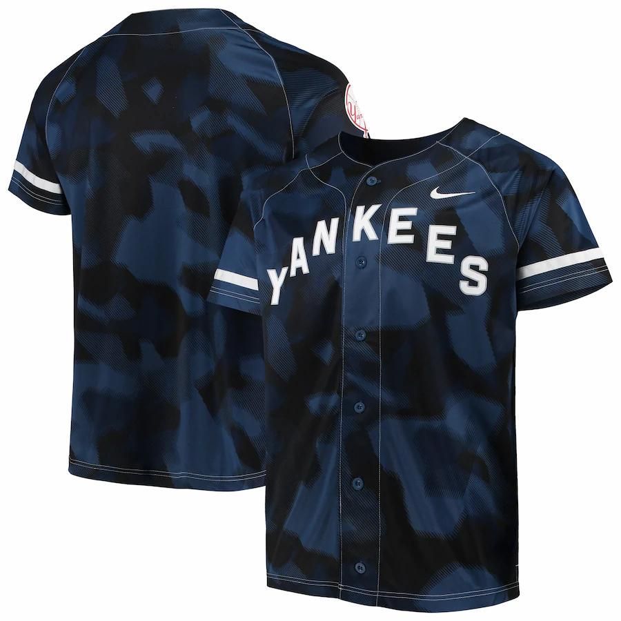 New York Yankees Camo Jersey - Navy - Friend Lounge Store - Shop for All Things Jerseys Sports - PersonalJerseys