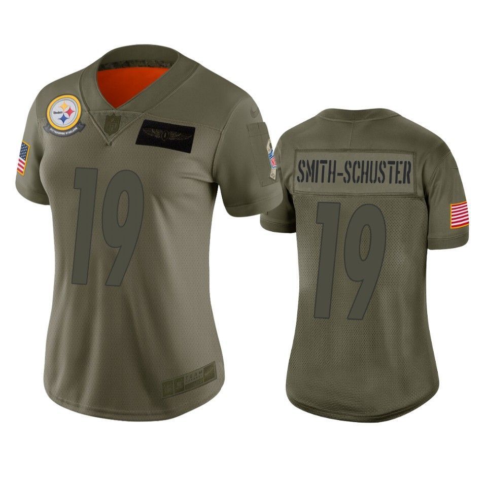 Women's Pittsburgh Steelers JuJu Smith-Schuster Camo 2019 Salute to Service Limited Jersey - Friend Lounge Store - Shop for All Things Jerseys Sports - PersonalJerseys