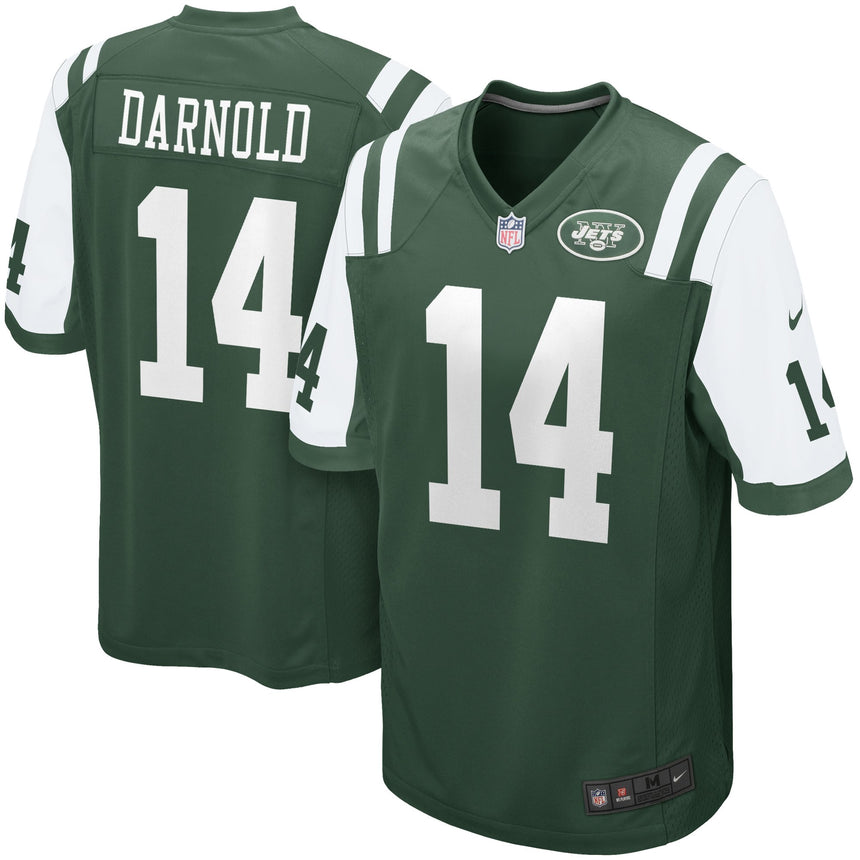 Men's New York Jets Sam Darnold Green Game Jersey - PersonalJerseys
