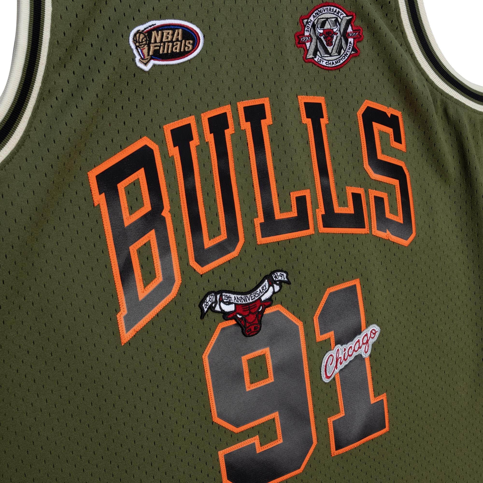 Flight Swingman Dennis Rodman Chicago Bulls 1997-98 Jersey - PersonalJerseys