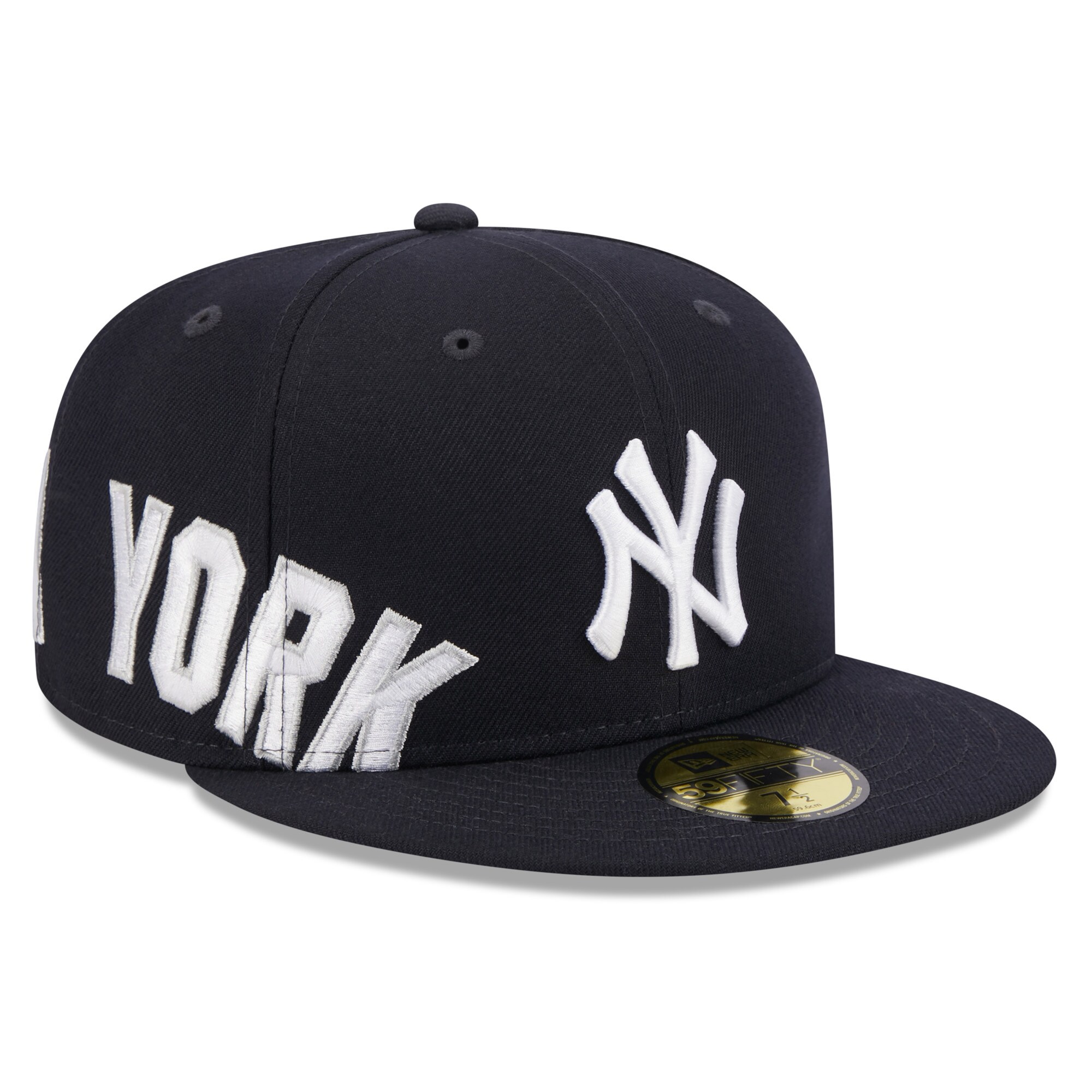 New York Yankees New Era Arch 59FIFTY Fitted Hat - Navy - PersonalJerseys