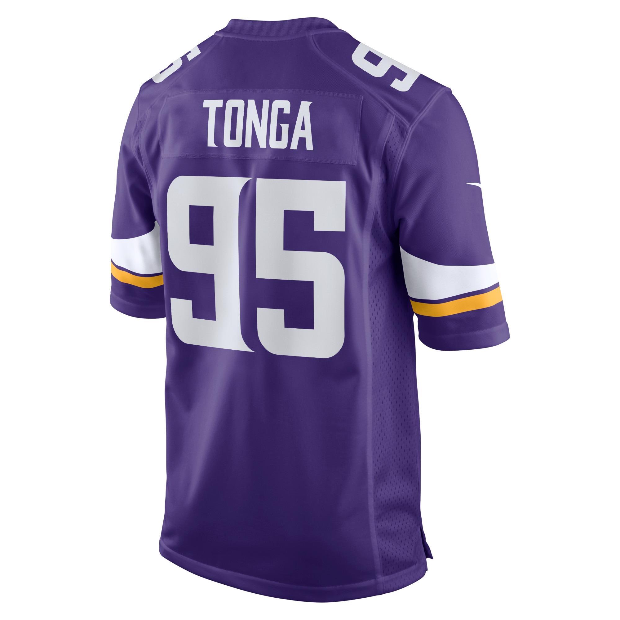 Khyiris Tonga Minnesota Vikings Nike Home Game Player Jersey - Purple - PersonalJerseys