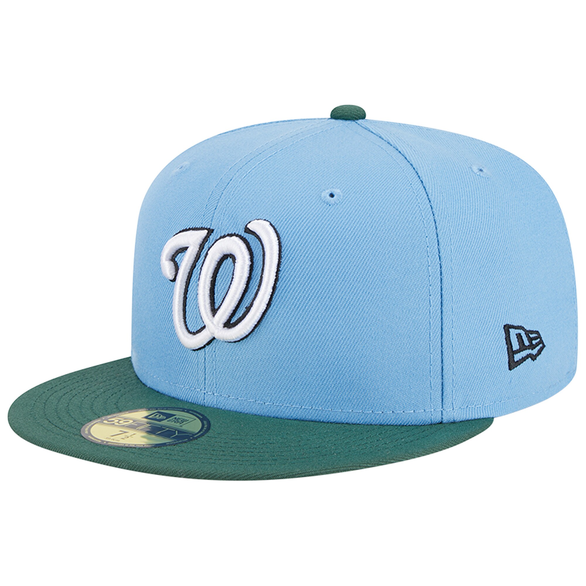 Washington Nationals New Era 2018 MLB All-Star Game 59FIFTY Fitted Hat - Sky Blue/Cilantro - PersonalJerseys
