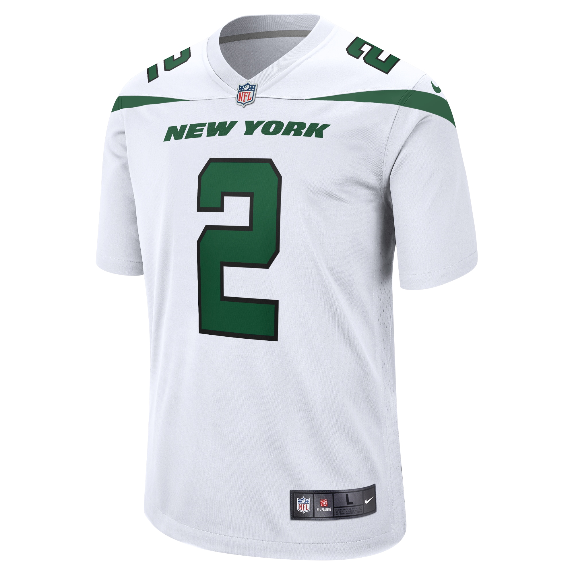 Zach Wilson New York Jets Nike White Game Jersey - White - PersonalJerseys