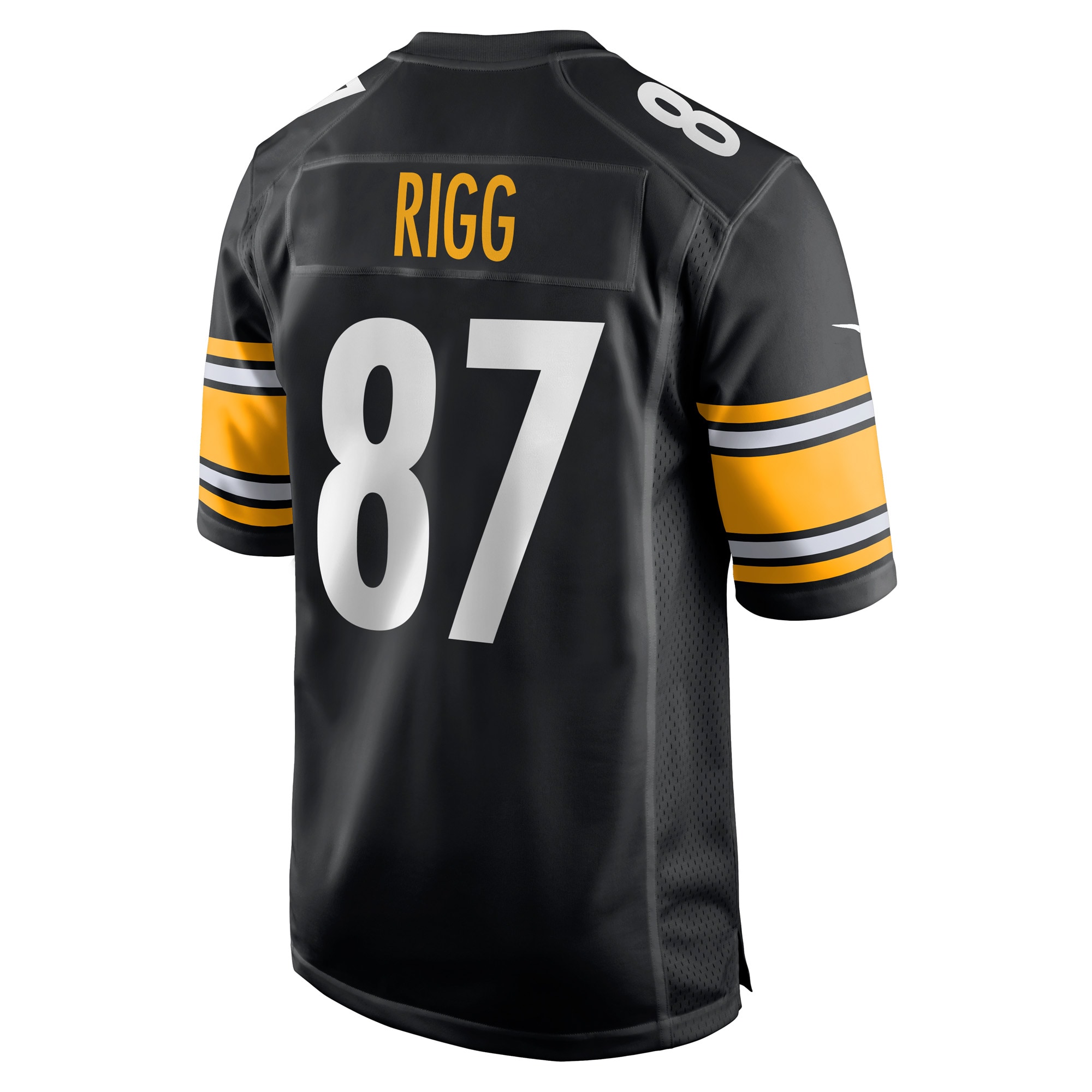 Justin Rigg Pittsburgh Steelers Nike Game Player Jersey - Black - PersonalJerseys