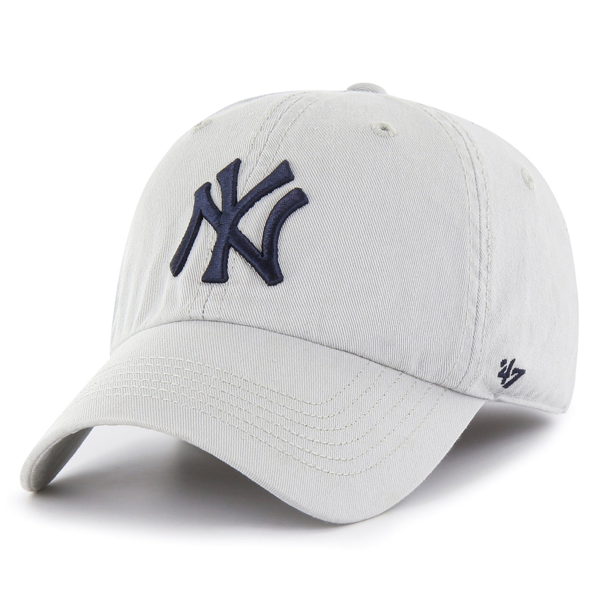 New York Yankees '47 Franchise Logo Fitted Hat - Gray - PersonalJerseys