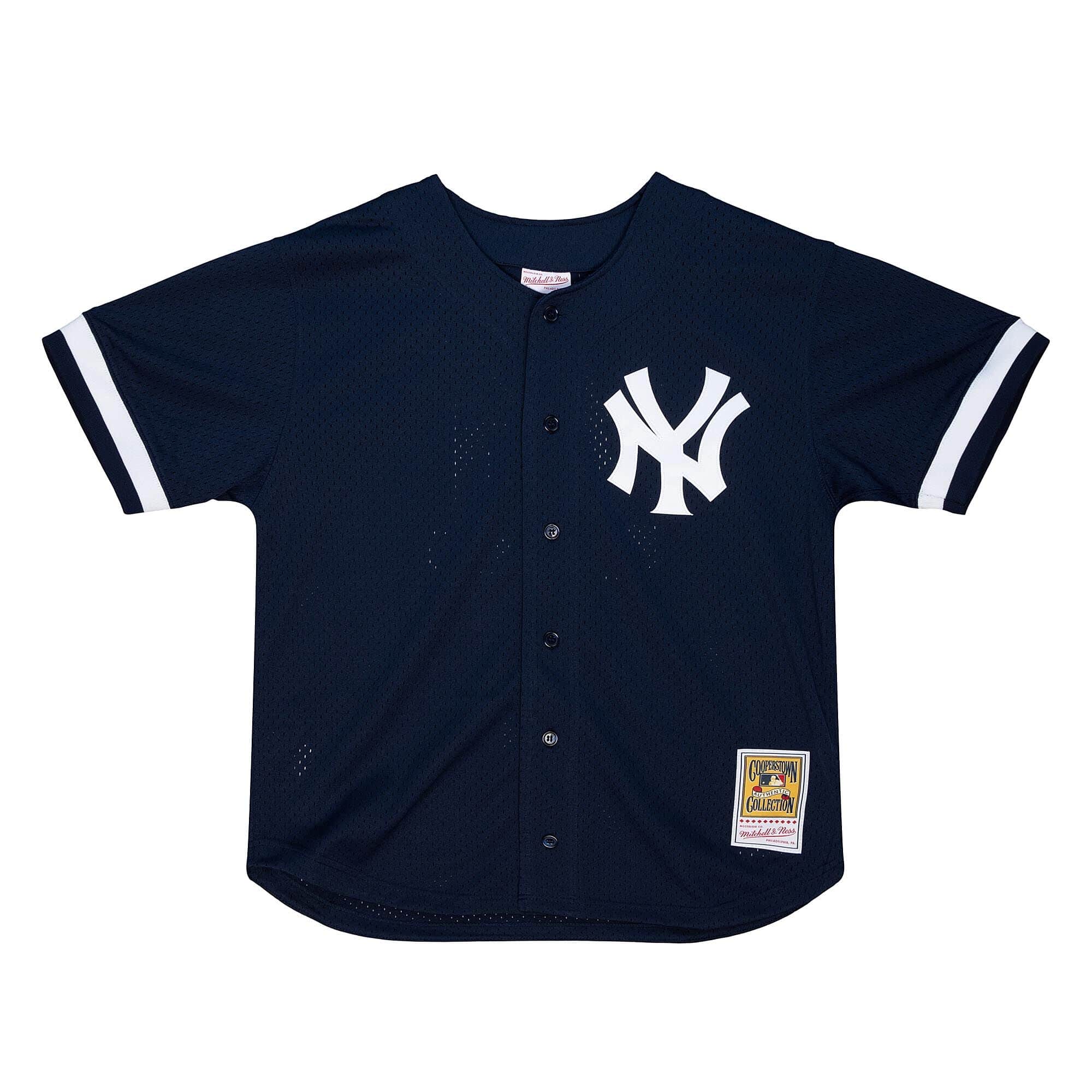 Authentic Bernie Williams New York Yankees 1998 Button Front Jersey - PersonalJerseys