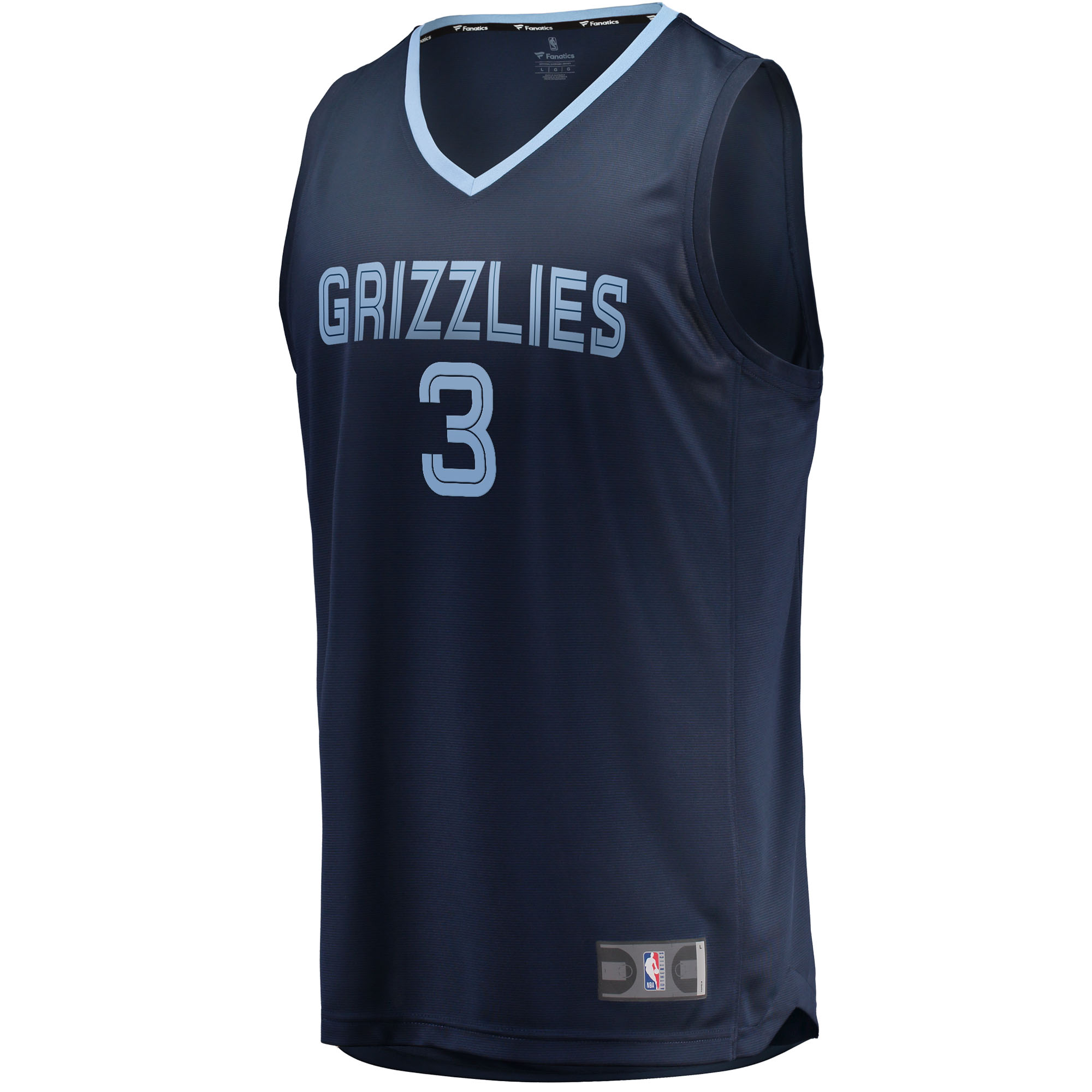 Jake LaRavia Memphis Grizzlies Fanatics Branded 2022 NBA Draft First Round Pick Fast Break Replica Player Jersey - Icon Edition - Navy - PersonalJerseys