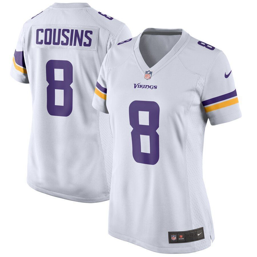 Kirk Cousins Minnesota Vikings Women's Game Jersey - White - Friend Lounge Store - Shop for All Things Jerseys Sports - PersonalJerseys