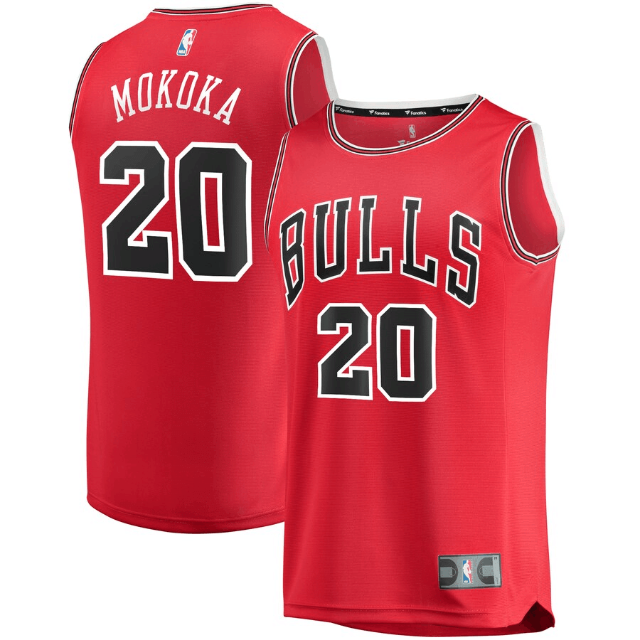 Adam Mokoka Chicago Bulls Branded Fast Break Player Jersey - Icon Edition - Red - Friend Lounge Store - Shop for All Things Jerseys Sports - PersonalJerseys
