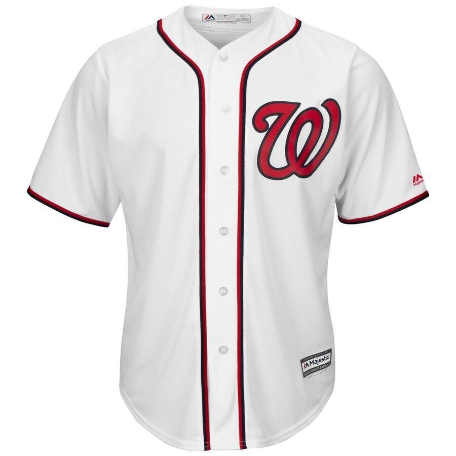 Wilmer Difo Washington Nationals Majestic Home Cool Base Player Jersey - White - Friend Lounge Store - Shop for All Things Jerseys Sports - PersonalJerseys