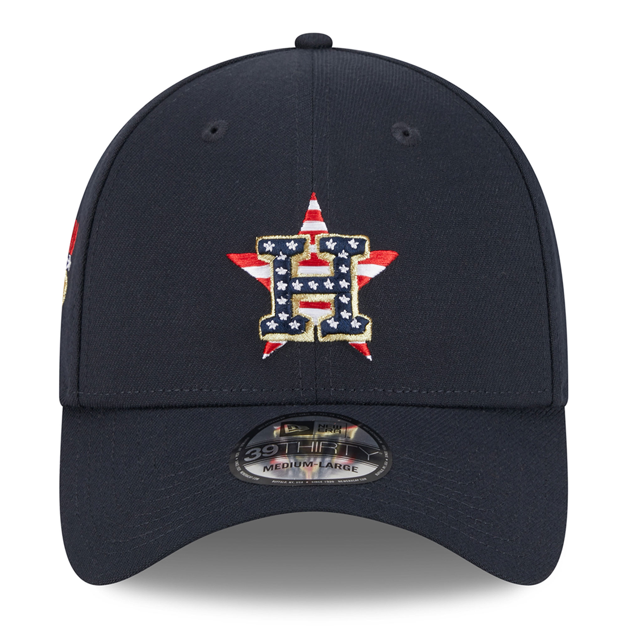 Houston Astros New Era 2023 Fourth of July 39THIRTY Flex Fit Hat - Navy - PersonalJerseys