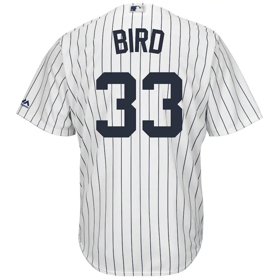 Greg Bird New York Yankees Majestic Official Cool Base Player Jersey - White - Friend Lounge Store - Shop for All Things Jerseys Sports - PersonalJerseys