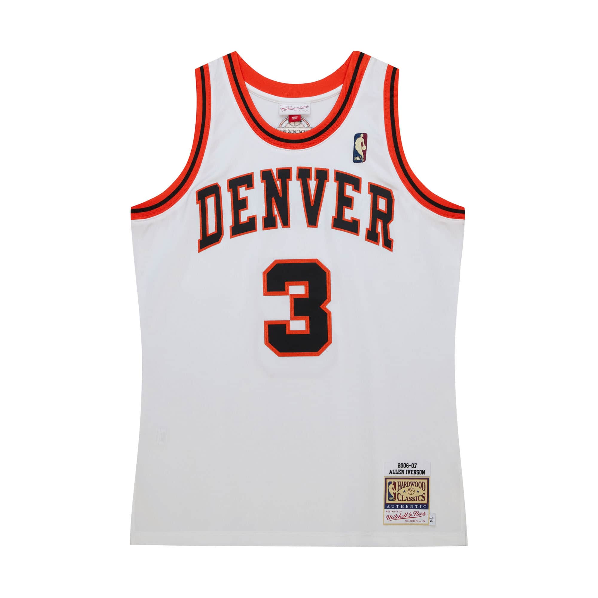 Authentic Allen Iverson Denver Nuggets HWC 2006-07 Jersey - PersonalJerseys